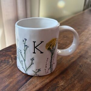 Anthropologie Dagny Monogram
Mug Letter K